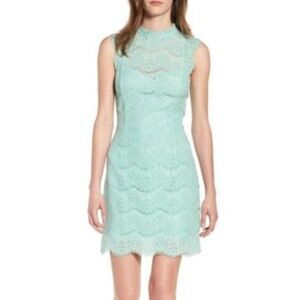 Love, Fire Mint Green Sleeveless Mini Dress SzXS